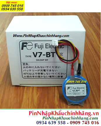 FUJI V7-BAT; Pin nuôi nguồn FUJI V7-BAT lithium 3.0v 620mAh chính hãng _Made in Japan